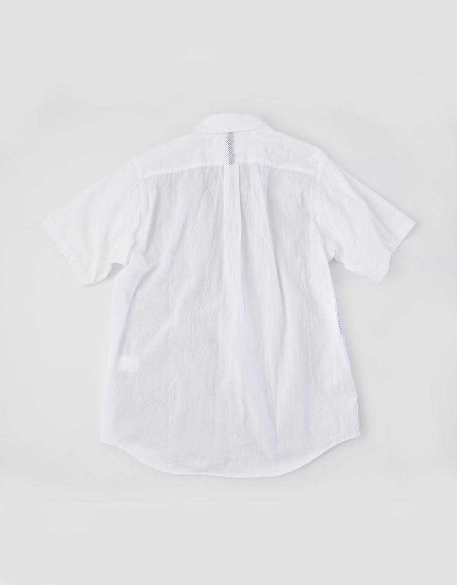 STONE  ロコハッチショトスリフホロシャツ 【関税込】 シボライトオックスのパッチワークシャツ – MORIKAGE SHIRT KYOTO