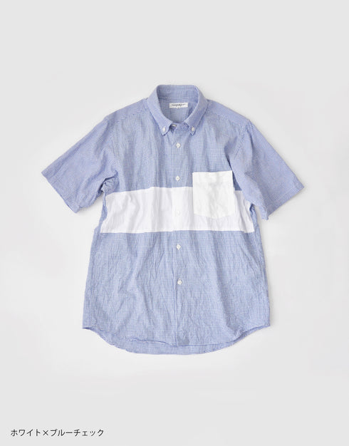 シボライトオックスの切替シャツ