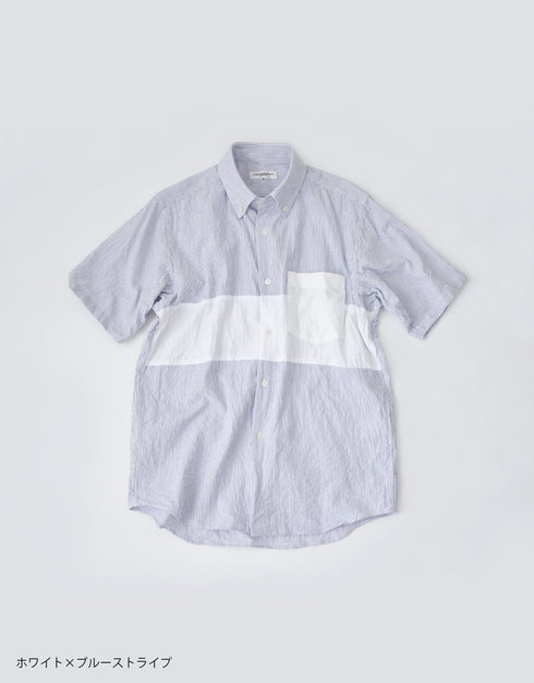 シボライトオックスの切替シャツ