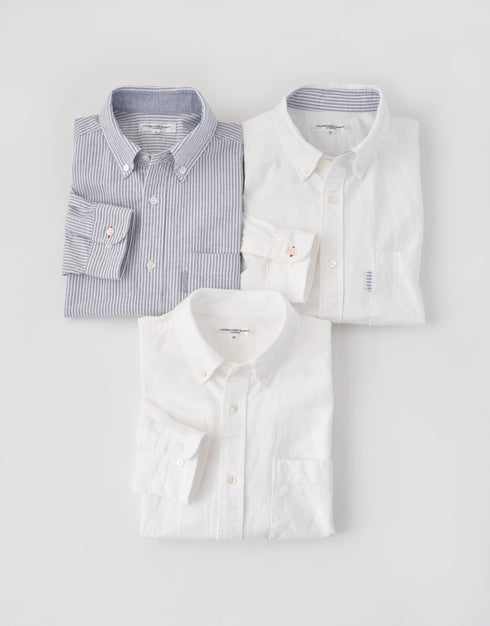 オックスのスタンダードボタンダウンシャツ