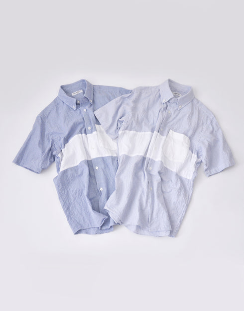 シボライトオックスの切替シャツ