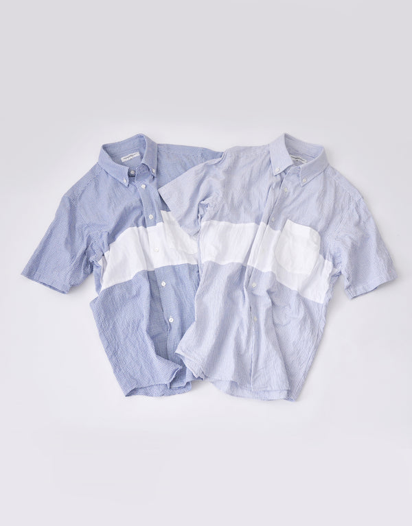 シボライトオックスの切替シャツ