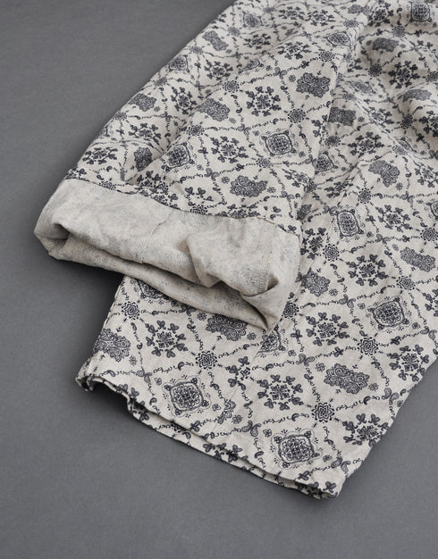 リネンのバルーンパンツ