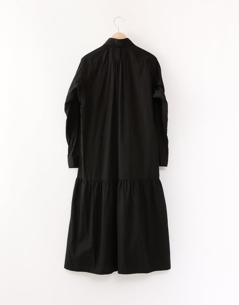 6ギャザーシャツドレス