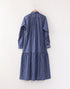 6ギャザーシャツドレス
