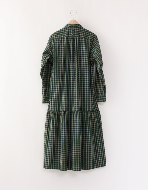 6ギャザーシャツドレス