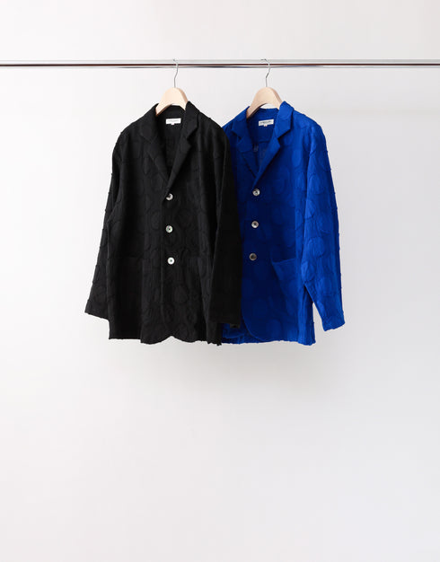 水玉カットジャカードのジャケット