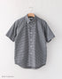 シアサッカーの半袖ボタンダウンシャツ