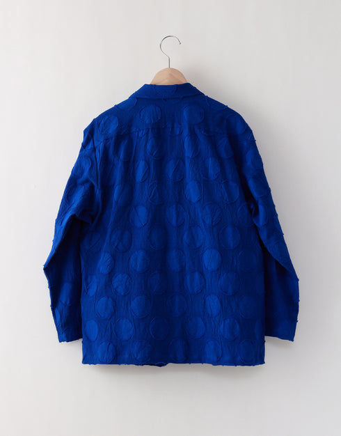 水玉カットジャカードのジャケット