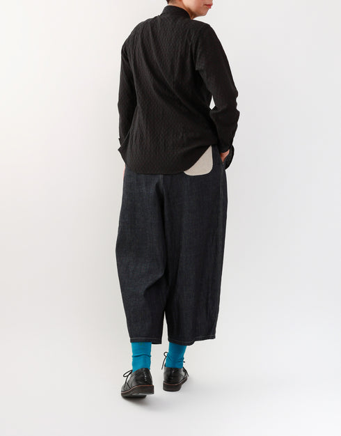 デニムのバルーンパンツ