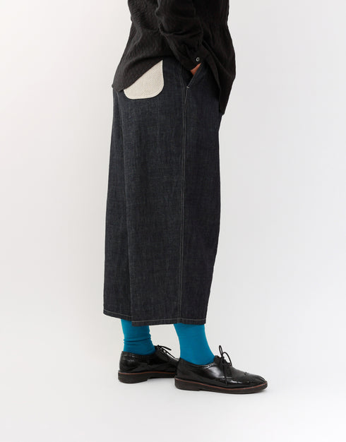 デニムのバルーンパンツ