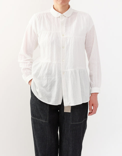 6ギャザーシャツ