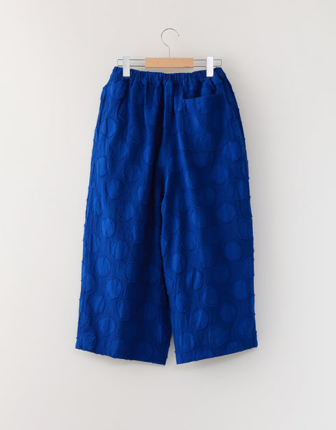 水玉カットジャカードのバルーンパンツ