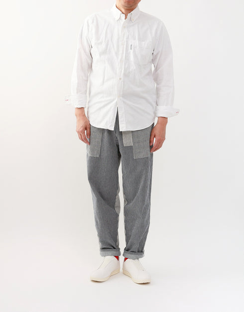 ヒッコリーのパッチワークパンツ