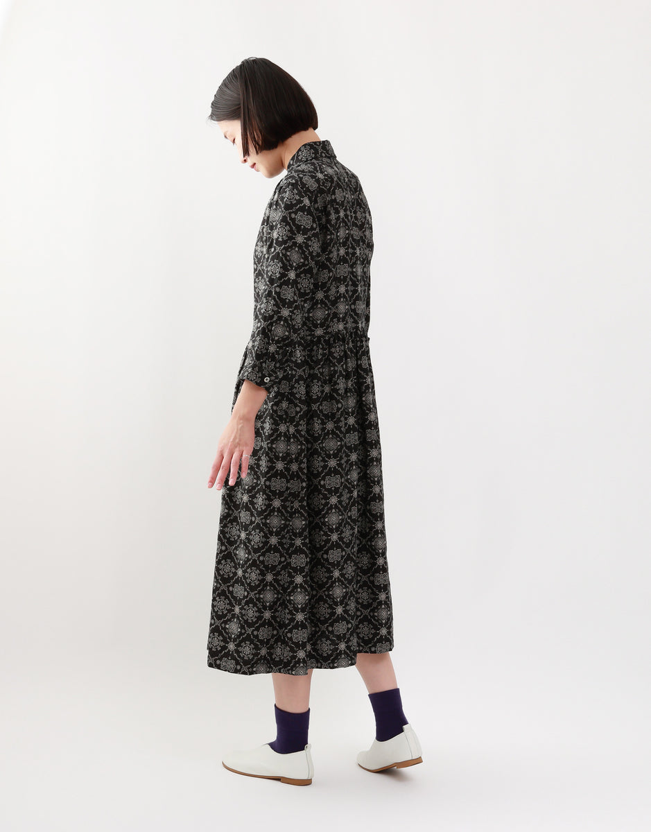 リネンのギャザーシャツドレス– MORIKAGE SHIRT KYOTO