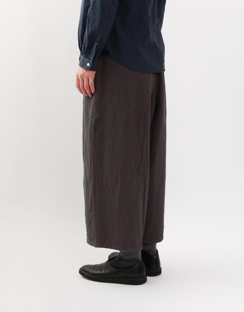 刺し子ドビーのバルーンパンツ