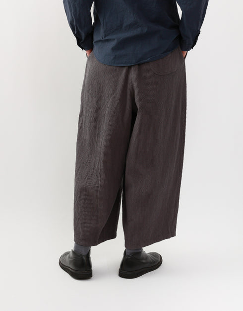 刺し子ドビーのバルーンパンツ