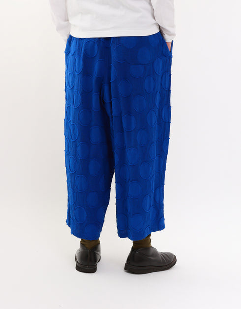 水玉カットジャカードのバルーンパンツ