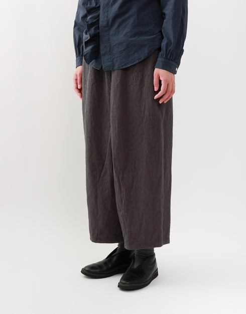 刺し子ドビーのバルーンパンツ