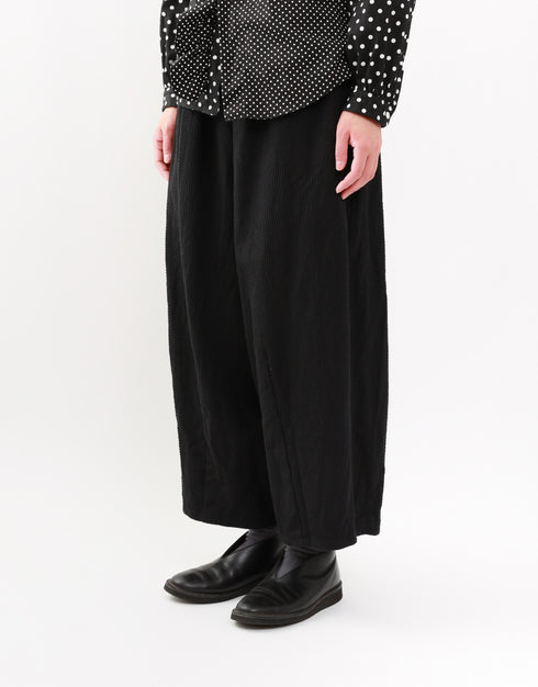 刺し子ドビーのバルーンパンツ