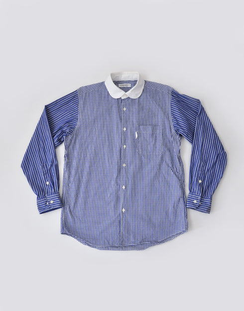 パッチワーククレリックシャツ