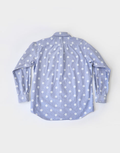 オックス水玉プリントシャツ