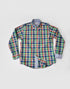 マドラスチェックのB.Dシャツ