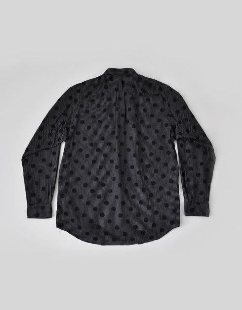水玉カットジャガードのSDカラーシャツ