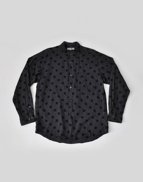水玉カットジャガードのSDカラーシャツ