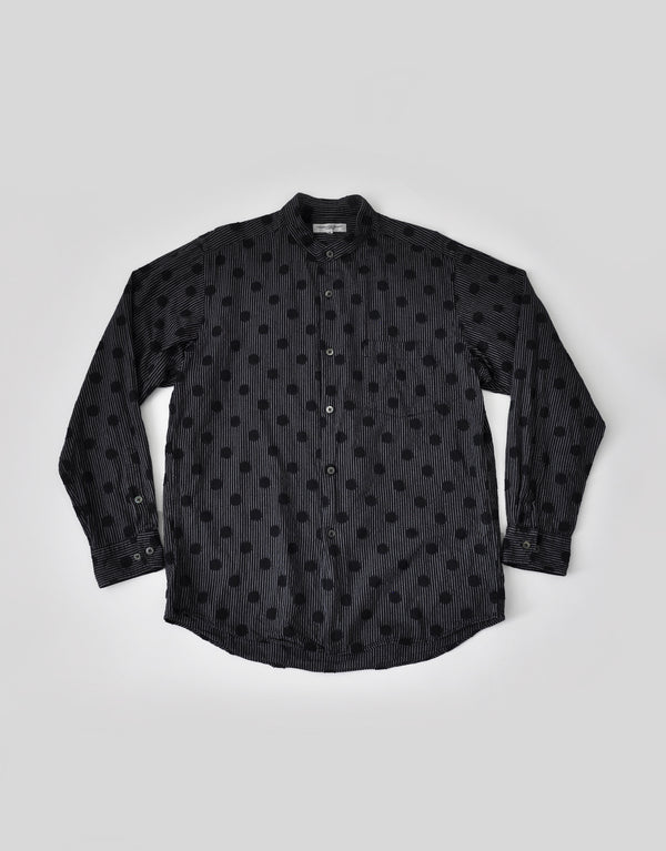 水玉カットジャガードのSDカラーシャツ