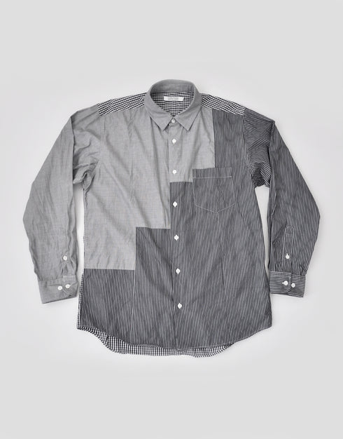 サムモアkaidanパッチワークシャツ