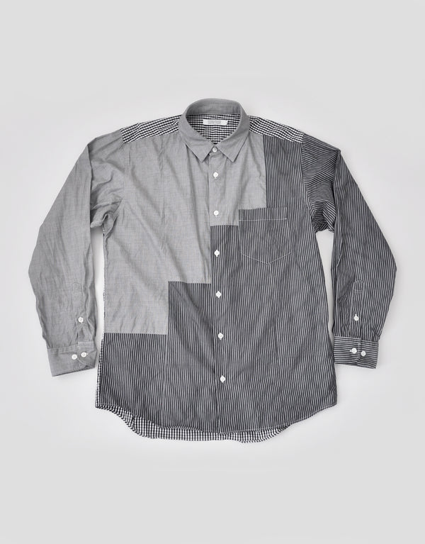 サムモアkaidanパッチワークシャツ