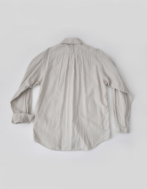コットン和紙ツイルの羽織シャツ