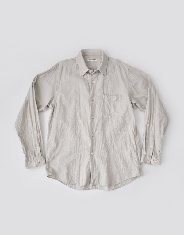 コットン和紙ツイルの羽織シャツ