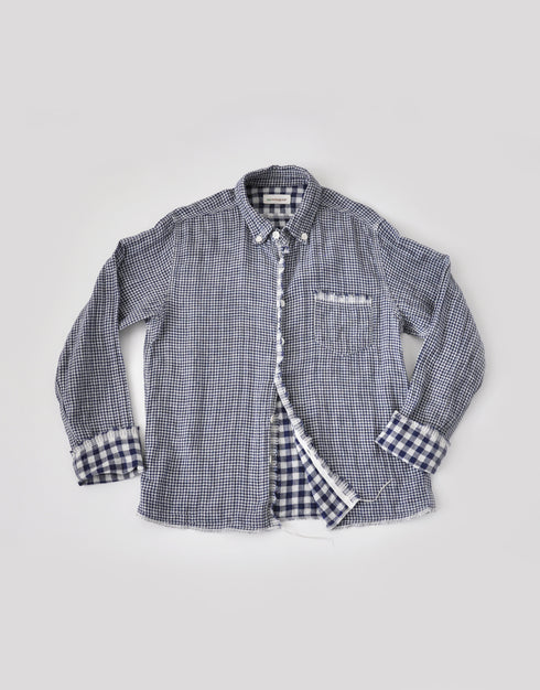 ダブルガーゼのウラモリカゲシャツ