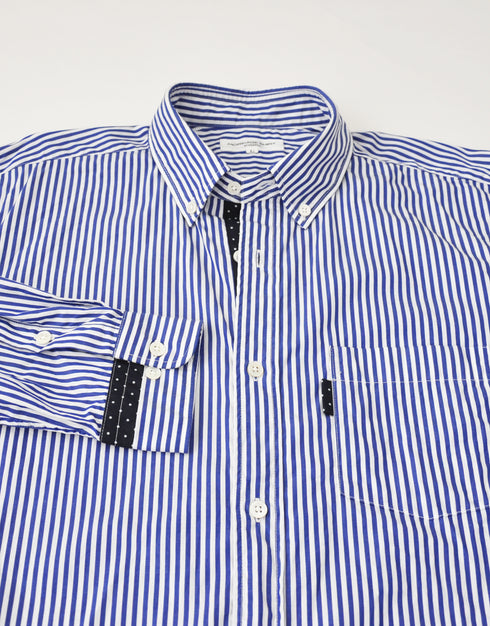 ストラプと水玉の切替シャツ