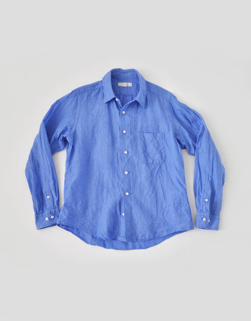 リネンのスタンダードシャツ