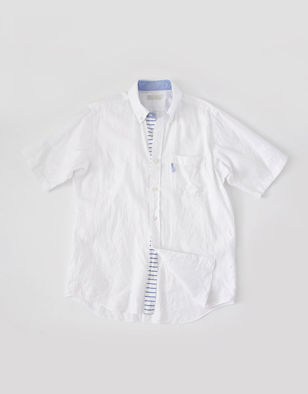 ロイヤルオックス切り替え半袖シャツ