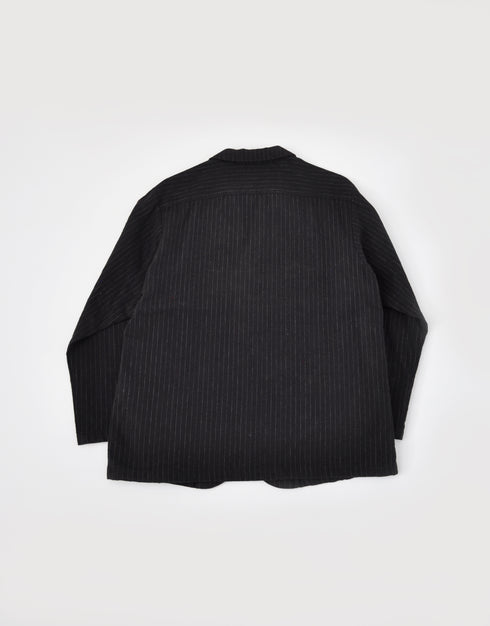 ピンストライプのジャケット