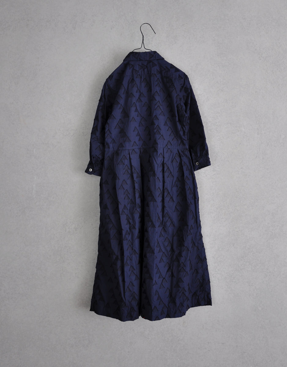 モリカゲシャツワンピース三角ジャガード モリカゲシャツ