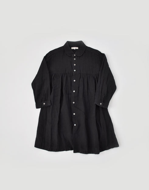 リネンのギャザーチュニック