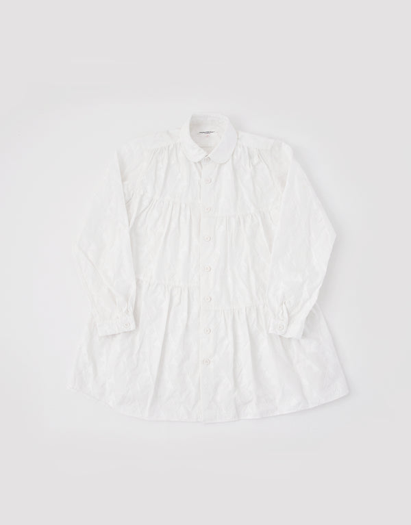 三角カットジャガードのチュニック