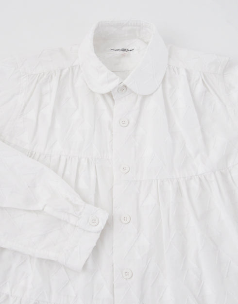 三角カットジャガードのチュニック