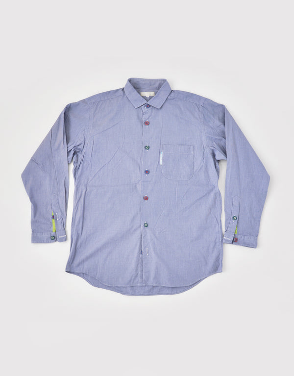 ほぼ日コラボくるみボタンシャツ