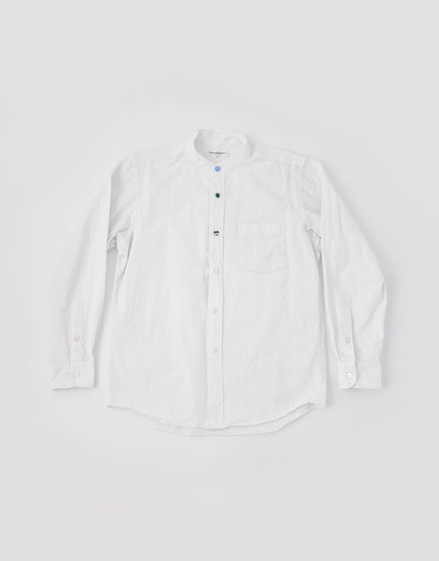 コットンブロードのくるみリメイクシャツ