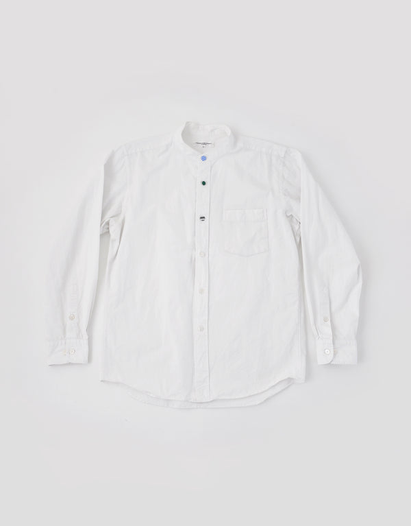 コットンブロードのくるみリメイクシャツ