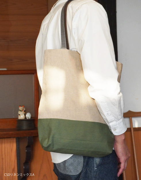 パッチワークシャツトート