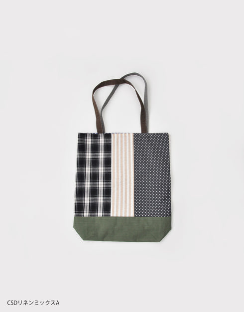 パッチワークシャツトート