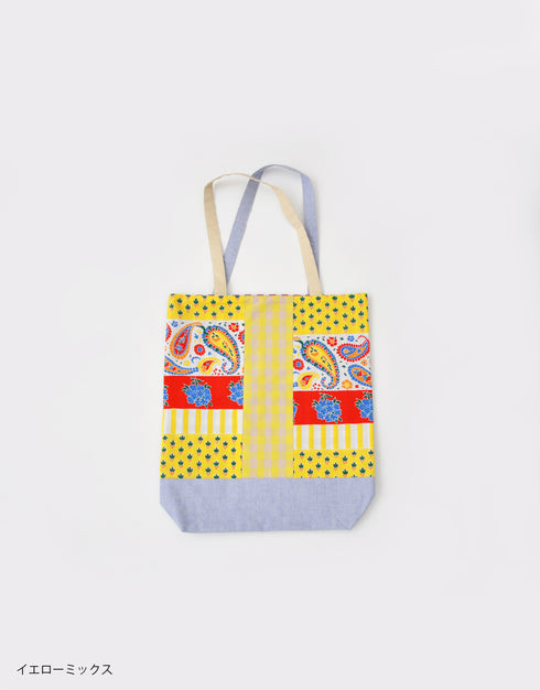 パッチワークシャツトート