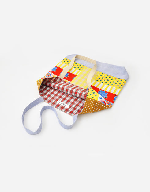 パッチワークシャツトート